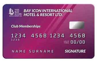 Signature Club Membership card